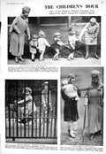 Old 1930 Queen Children Mcmillan Creche Princess Elizabeth Animalia B 20th