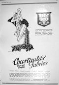 Old 1930 Courtaulds Fabrics Morley Stockings Canada Wright'S Coal Tar 20th