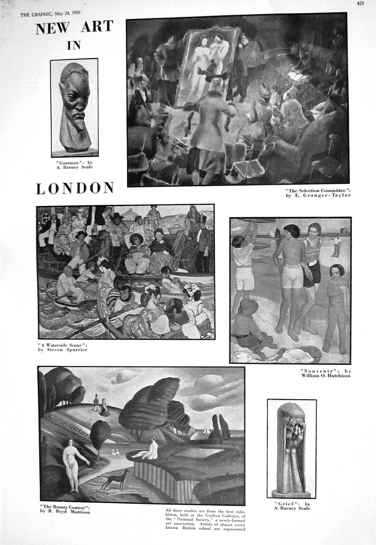 Old 1930 Art London Seale Morrison Spurrier Grange-Taylor Hutchison L 20th