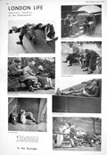 Old Print 1930 London Life Photographs Michael Ellison Box Leonard Baaron 20th