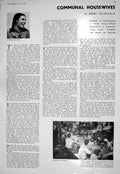 Old 1930 Russia Housewife Communal Farm Meal China Refugees Cargo Boa 20th