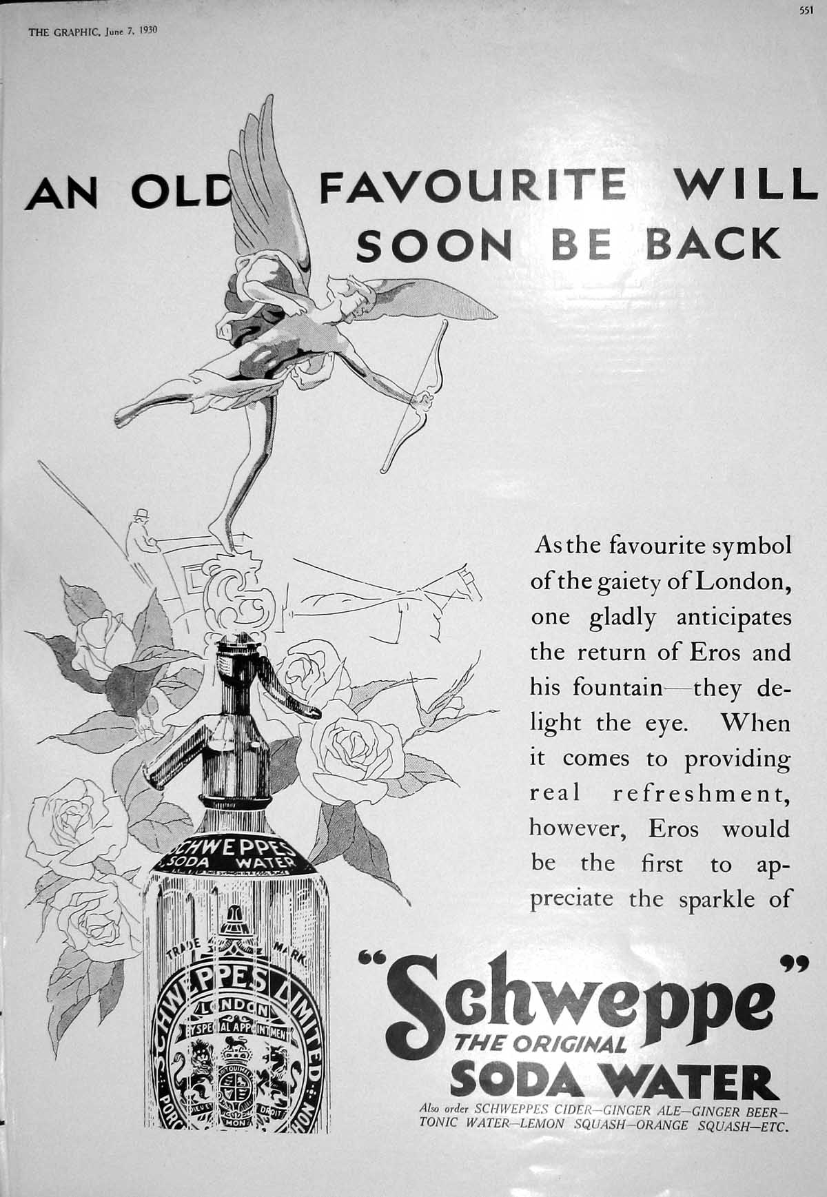 Old 1930 Schweppes Soda Water Bobby Jones Golf St. Andrews Roger Weth 20th