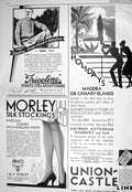 Old 1930 Tricoline Weathercoat Union-Castle Holidays Morley Moss Milw 20th