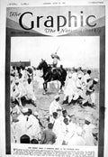 Old 1930 India Mounted Native Policeman Horse Congress Extremists Wad 20th