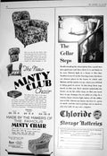Old 1930 Minty Club Chair Chloride Storage Batteries Riley Motor Car 20th