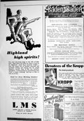 Old 1930 London Midland Railway Kropp Baden Savoy Hotel France Cigare 20th