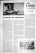 Old 1930 British Car Humber Paddy Naysmith Standard Car Drake Grosven 20th
