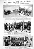 Old 1930 Portsmouth Naval Tattoo King George Howe Ship Woodley Coiffu 20th