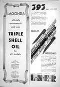 Old 1930 Railway L.N.E.R. Triple Shell Oil King George Scotch Whisky 20th