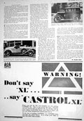 Antique Print 1930 Austin Motor Car Carl Brisson Vauxhall Castrol Wakefield