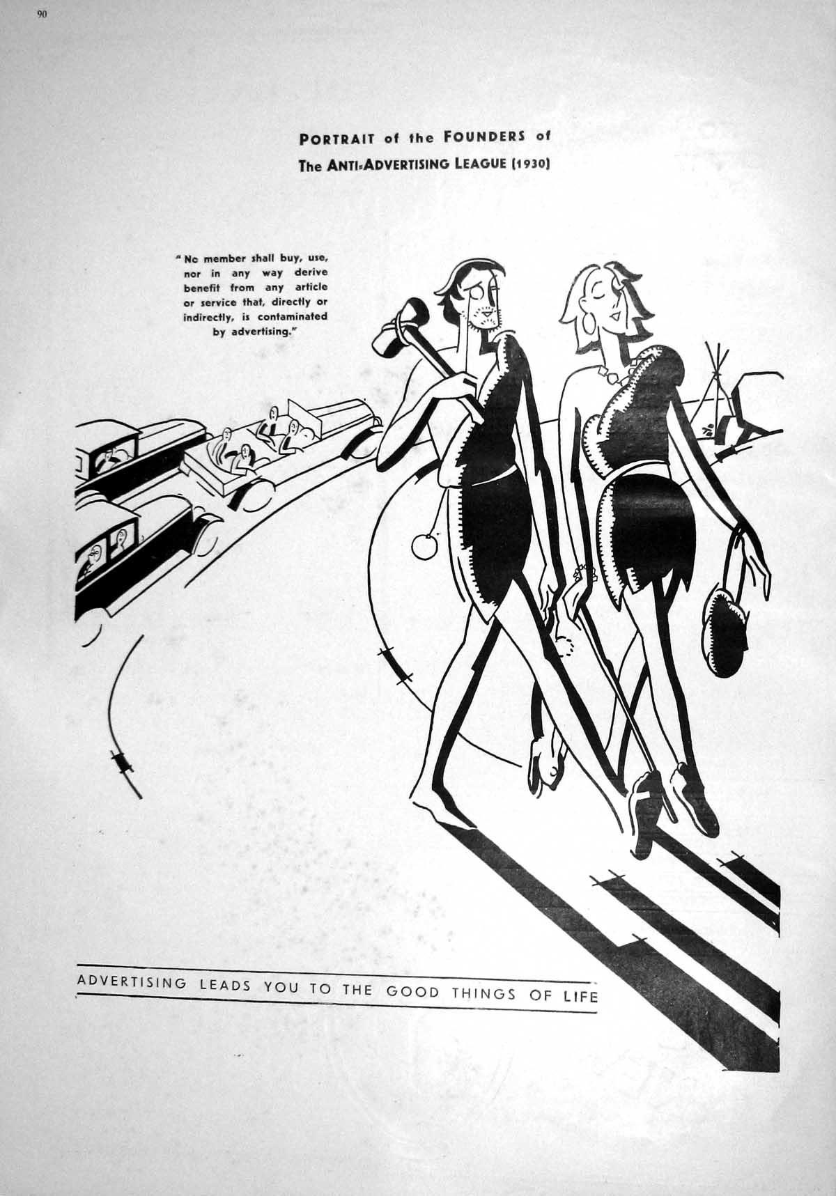 Old 1930 Founders Anti-Advertising League British Petroleum Motor Oil 20th