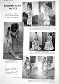 Old 1930 Ladies Fashion Party Frocks Harvey Nichols Library Trollope 20th