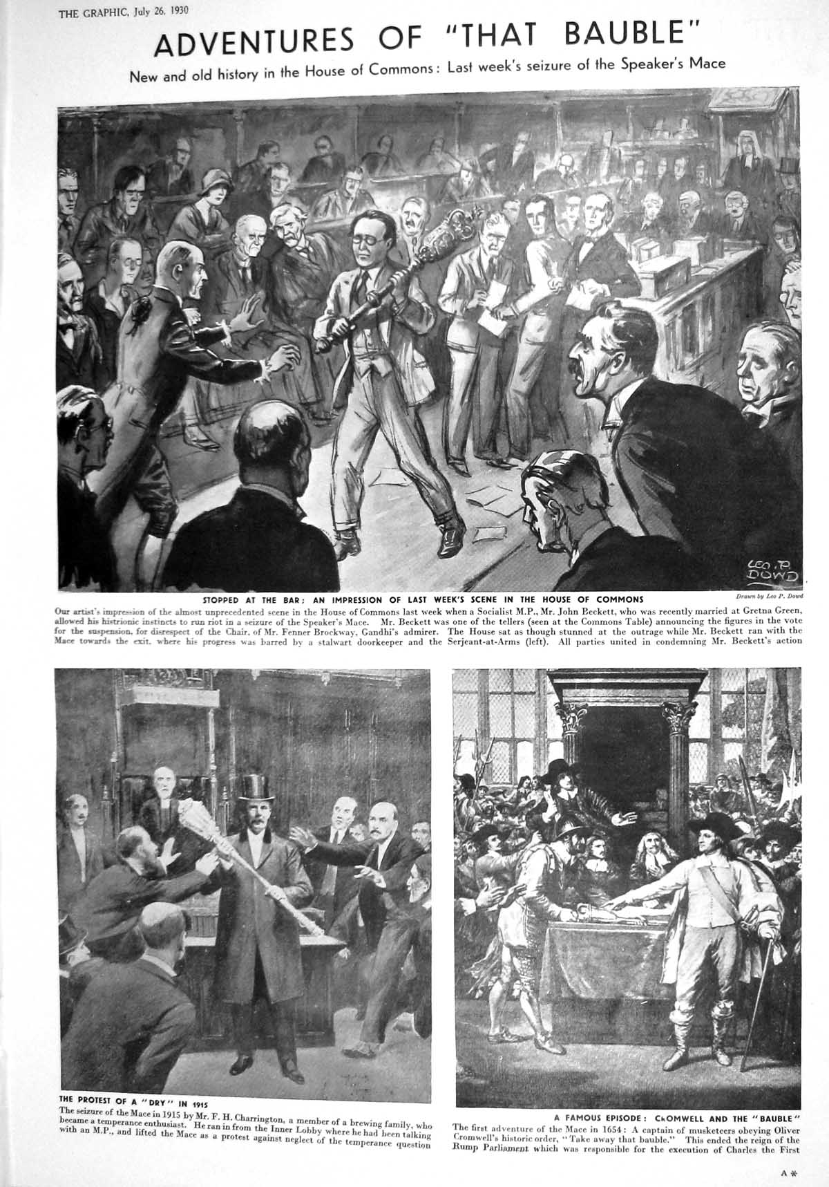 Old 1930 House Commons Charrington Beckett Brockway Cromwell Ship Vic 20th