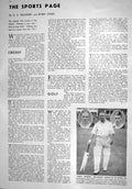 Old 1930 Bogey Don Bradman Bowler Nichols Essex Cricket Peebles Robin 20th