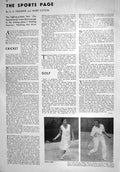 Old Print 1930 Tennis Sport Infante Beatrice Spain Prince Jaime Santander 20th