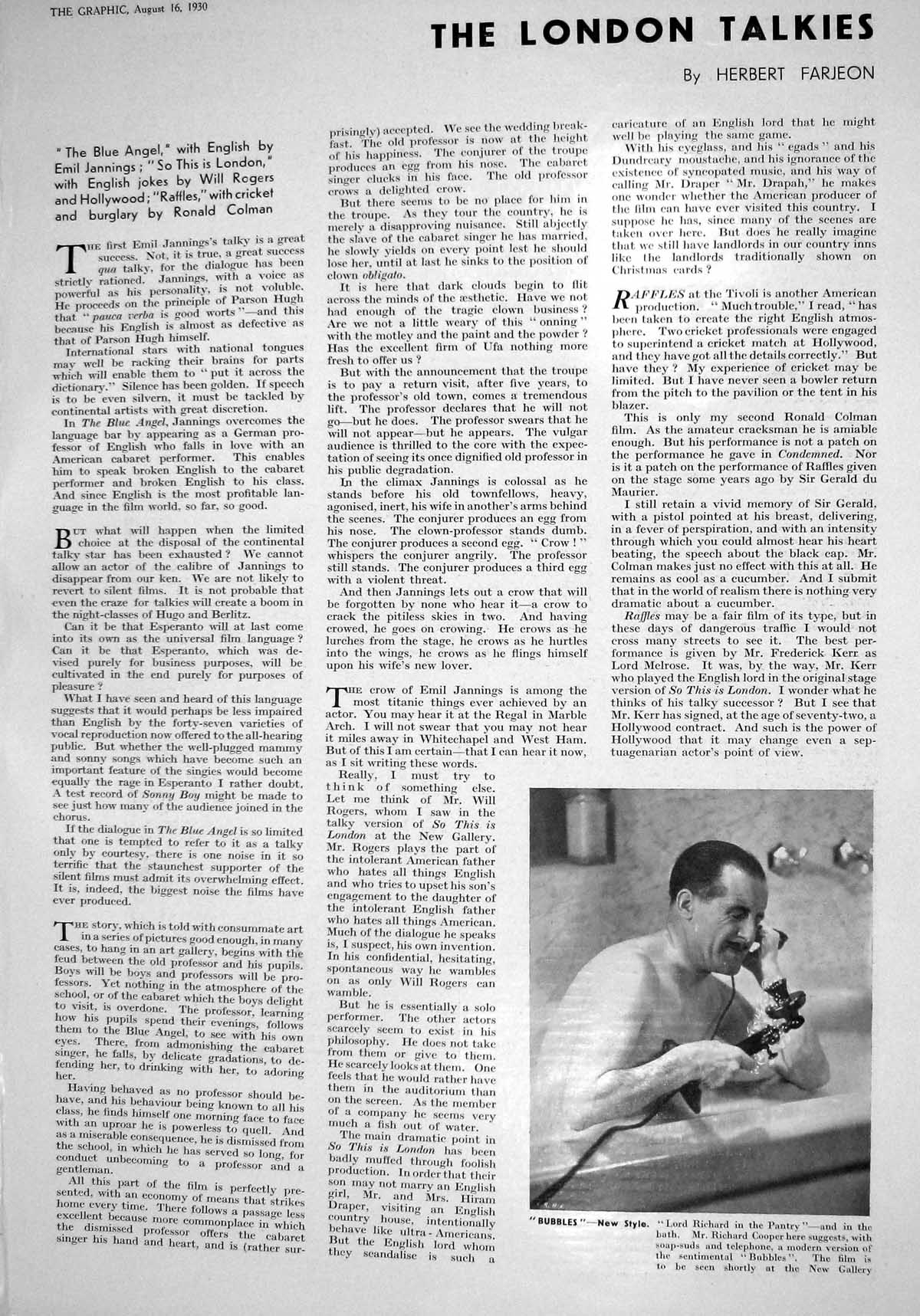 Old 1930 Lord Richard Bath Cooper Telephone Cricket Woodfull Sutcliff 20th