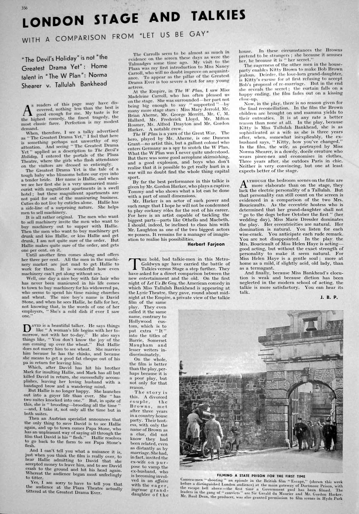 Old 1930 Gateway Dartmoor Prison Maurier Harker Dean Nancy Baba Beato 20th