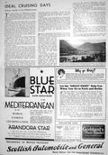 Old 1930 Vista Mountain Fjord Adriatic Sea Dobrota Cattaro Player'S C 20th