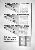 Old Print 1930 B.P. Player'S Cigarettes Stetson Hats Tatler Road Mileage 20th