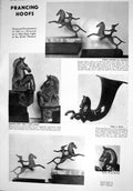 Old 1930 Etruscan Figures Horses Maybrick Court Afghan Ameer Yakoob K 20th