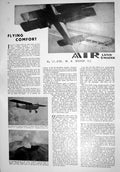 Old 1930 Aeroplane British Puss Moth Monoplane Mount Vesuvius Paris F 20th