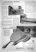 Old 1930 Portugal Plage Monte Estoril Mappin Webb Africa Train Vienna 20th