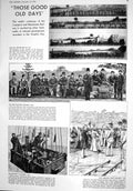 Old 1930 Railway Train Electric Balloonists France Rainy Weather Stra 20th