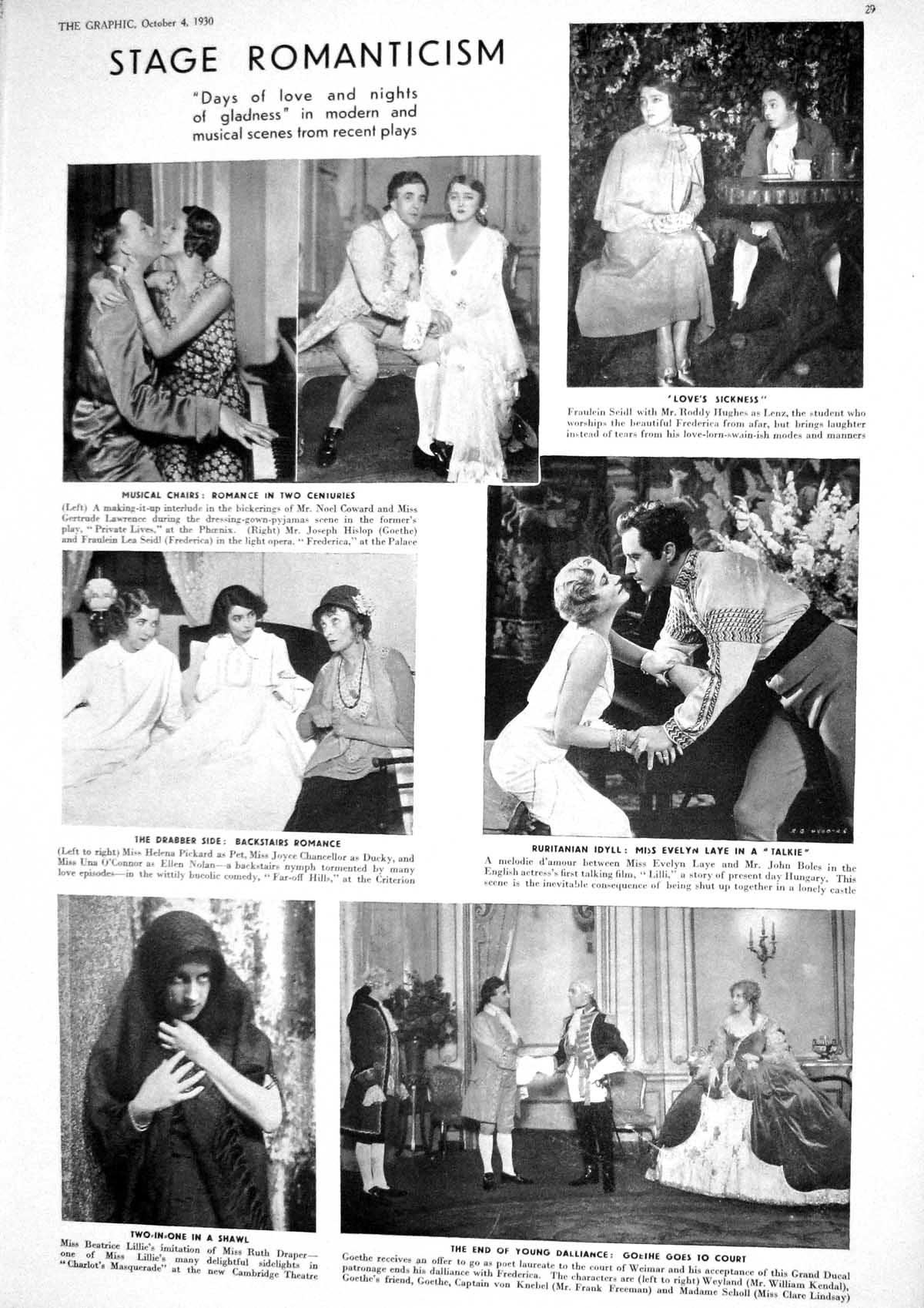 Old 1930 Beatrice Lillie Seidl Hughes Theatre Weyland Afghanistan Ele 20th