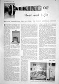Old Print 1930 Electricity Tile Fireplace Bedroom Bols Liqueurs Wellstood 20th