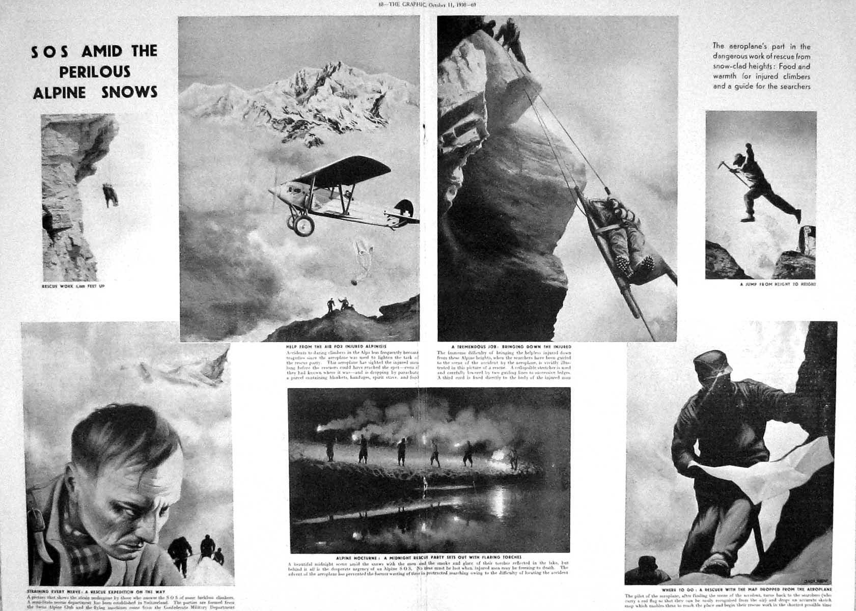 Old 1930 Soviet Law Court Alpine Snow Rescue Party Mountain Climbing 0 20th