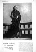 Old 1930 Jesus Nazareth Passing Essenes Theatre Fleming Children Art 20th