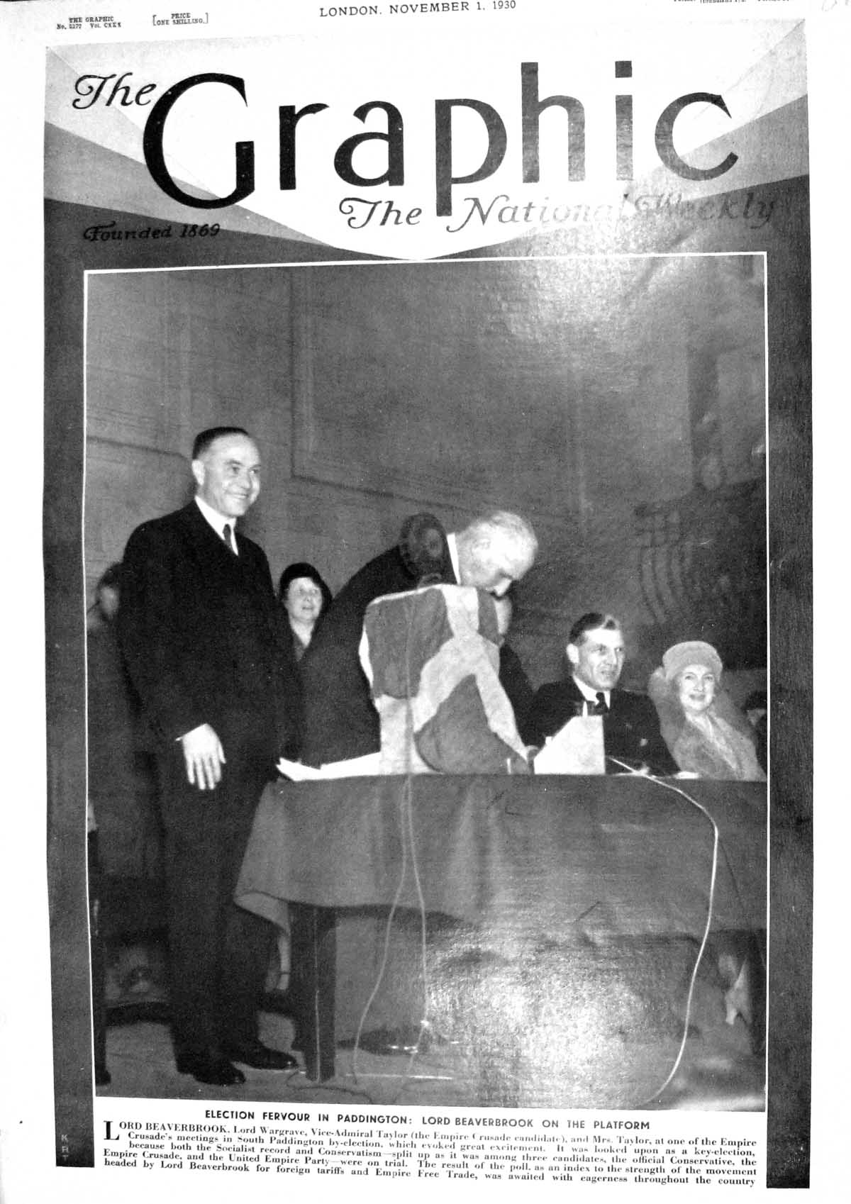 Old 1930 Lord Beaverbrook Wargrave Taylor Empire Free Trade Photograp 20th