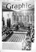 Old 1930 St. George'S Chapel Windsor Castle Thanksgiving Service Gart 20th