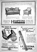 Old 1930 Hamptons Decorators Furnishers Wilkinsons Razor Corona Cigar 20th