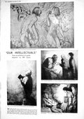 Old 1930 Will Dyson Art Caustic Drypoints Sydney Henn Valparaiso Port 20th