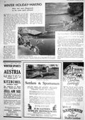 Old 1930 Winter Holidays Switzerland Lake St. Moritz Austria Bournemo 20th