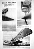 Old 1930 Aircraft German Flying Boat Aeroplane Handley Page Tresmand 20th