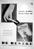 Old 1930 De Reszke Non-Coupon Cigarettes Castrol Gorringes Esse Smith 20th