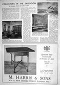 Old 1930 Chippendale Library Auction Queen Harris Furniture Oxford Lo 20th