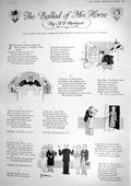 Old Vintage Print 1930 Ballad Mrs Horse Herbert Poem King'S Proctor Story 20th