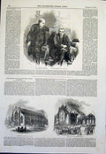 Original Old Antique Print Bishop London Canterbury Churh Greyfriar'S Edinburgh