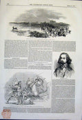 Original Old Antique Print Hunt Stag Hounds Stke Common David Haymarket Theatre