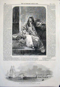 Old Antique Print Portrait Henry Iv Gilbert Isle Wight Condy Majesty 1845 19th