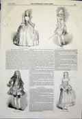 Original Old Antique Print Argyll Chesterfield Bolingbroke Fisher Portrait