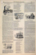 Original Old Antique Print Tracks Trains Smith Railway Charade Telegraph 1846