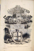 Old Antique Print London Sketch News Cover Page Thames Boat Fine Art 1847 19th