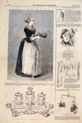 Original Old Antique Print Fine Art 1847 Society British Artists 19th