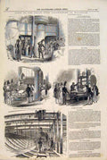 Old Antique Print Duke Constantine Woolwich Machine Artillery Review 1847 19th
