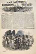 Original Old Antique Print House Commons Vote Voting Election London 1849 19th