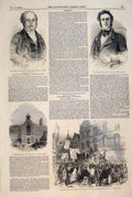 Antique Old Antique Print Habeneck Opera Paris Thompson Fishmonger Lopes Devon 01MAA0